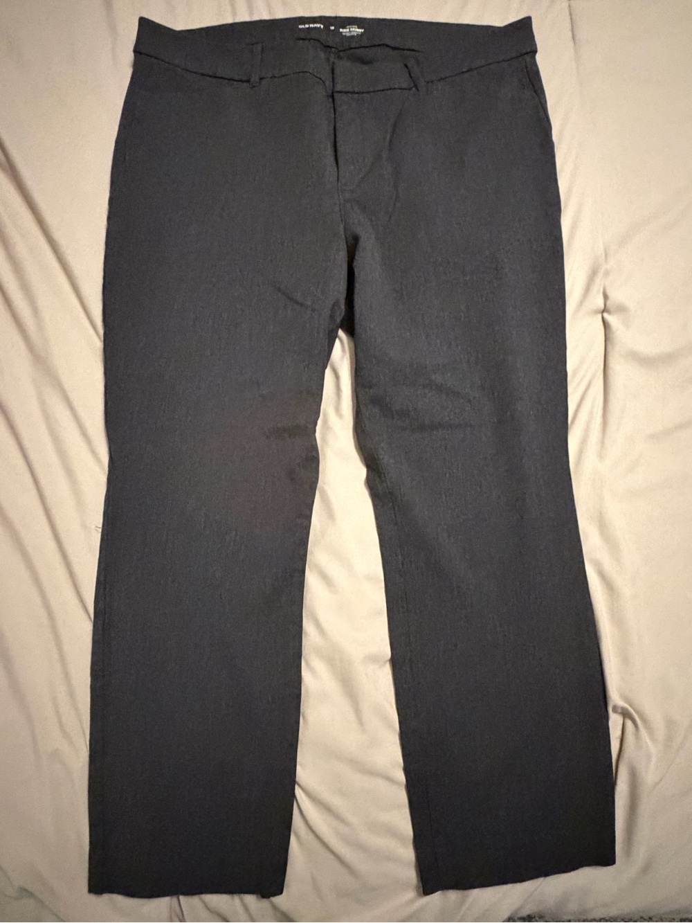 Old Navy Black Straight-Leg Dress Pants